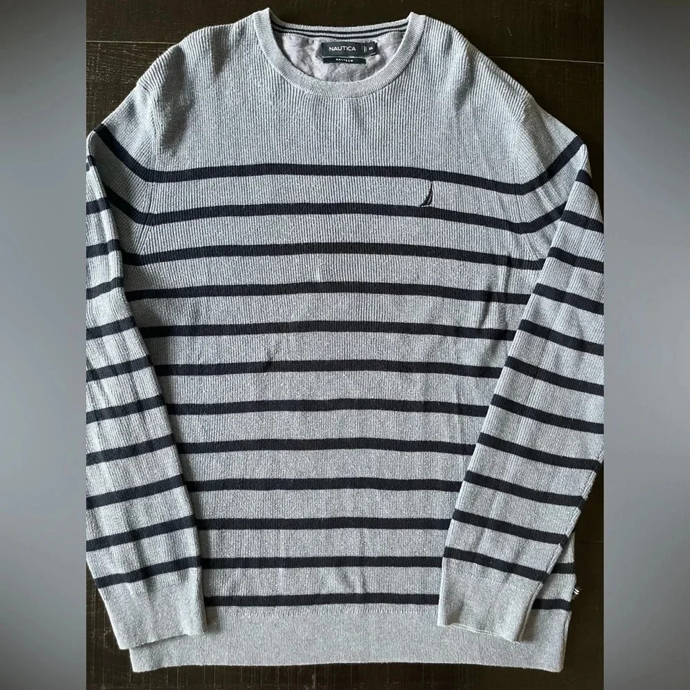 Nautica Navtech Mens Sweater XXL Scoop Neck